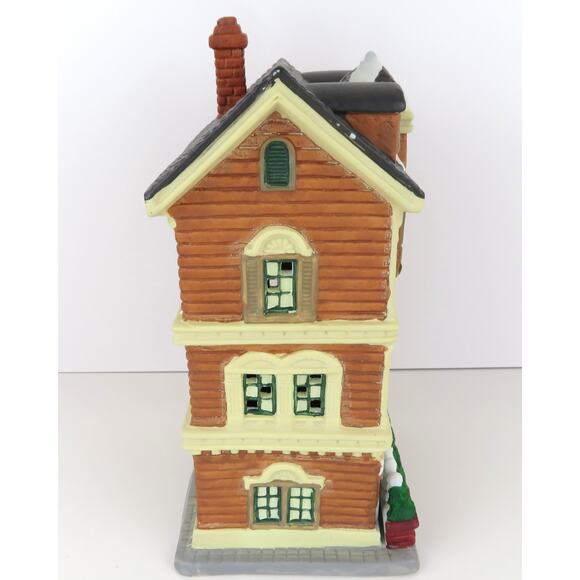 Dickens Keepsake Porcelain Lighted House Grand Hotel Café Lounge w/ Box 1994 - Picture 6 of 16